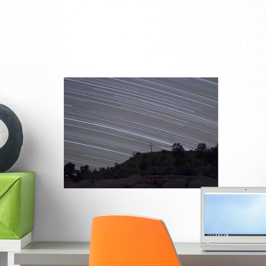 Star Trails Arch over Wall Decal