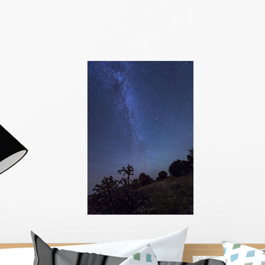 Milky Way Rises over Wall Decal