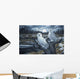 Snowy Owls Wall Mural