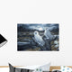 Snowy Owls Wall Mural