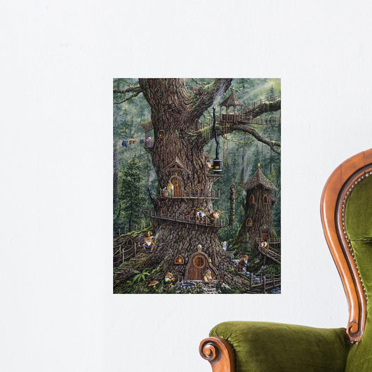 Gnomes Sweet Home Wall Mural