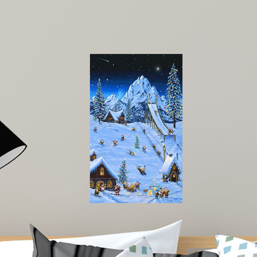 Woodland Games Wall Mural