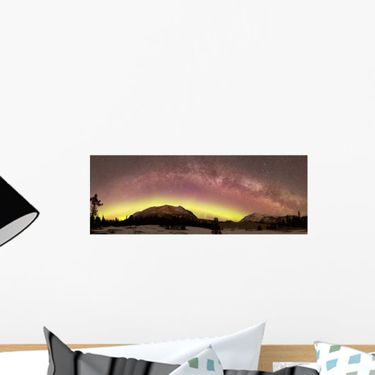 Aurora Borealis Comet Panstarrs Wall Decal Design 2