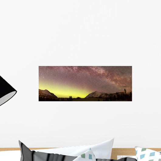 Aurora Borealis Comet Panstarrs Wall Decal Design 1