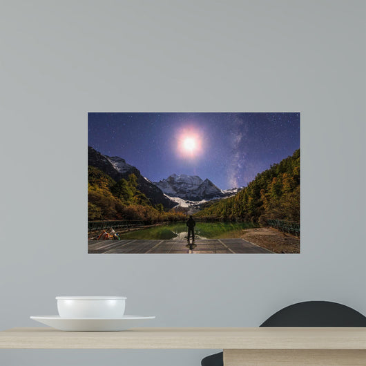 Milky Way and Waxing Wall Decal