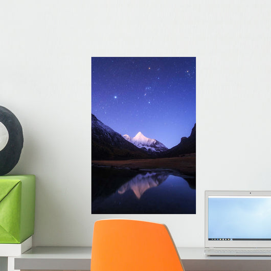 Starry Sky Break Dawn Wall Decal
