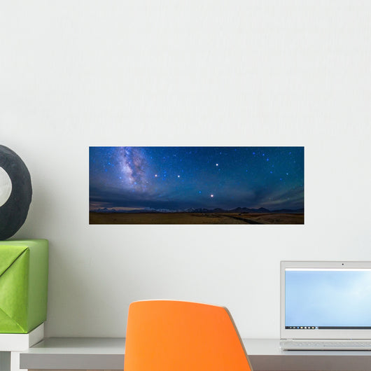 Starry Sky over Himalayas Wall Decal