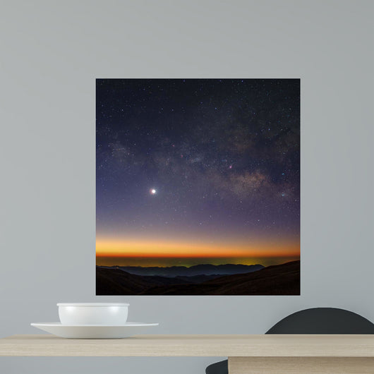 Milky Way and Venus Wall Decal