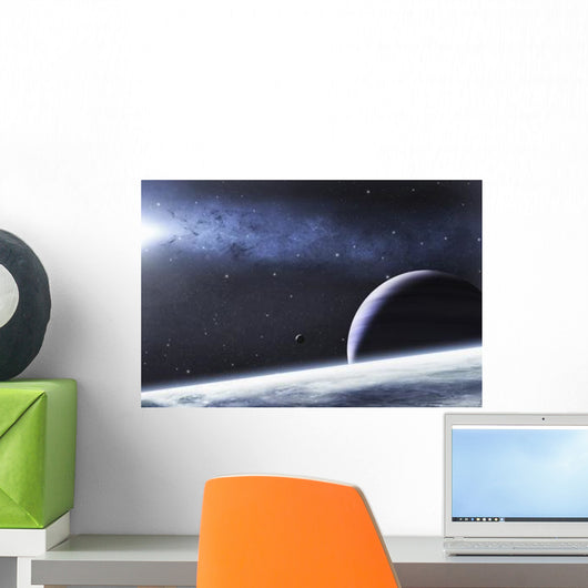 Mysterious Light Illuminates Small Wall Decal