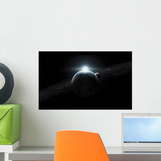 Dawn Breaks Alien Planet Wall Decal Design 1