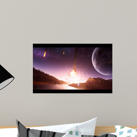 Meteor Shower Begins to Wall Decal