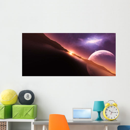 Rift Opens Space above Wall Decal