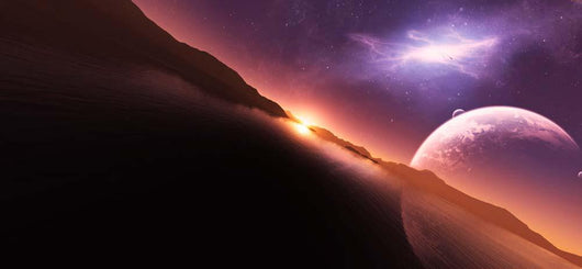 Rift Opens Space above Wall Decal
