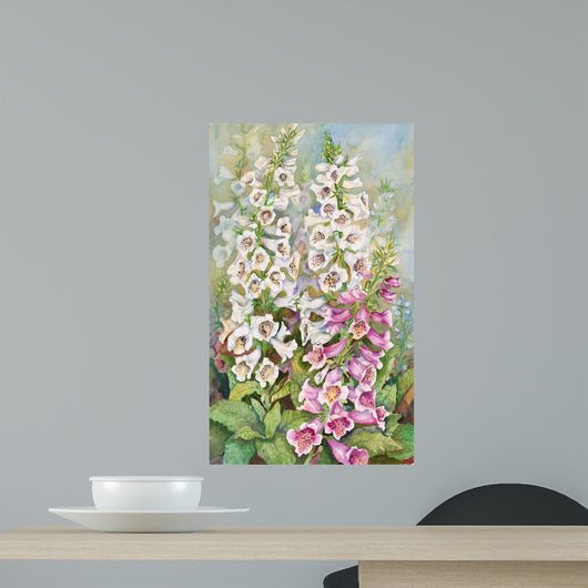 Foxglove Spears Wall Mural