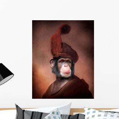 Rembrandt Wall Mural shown on a wall
