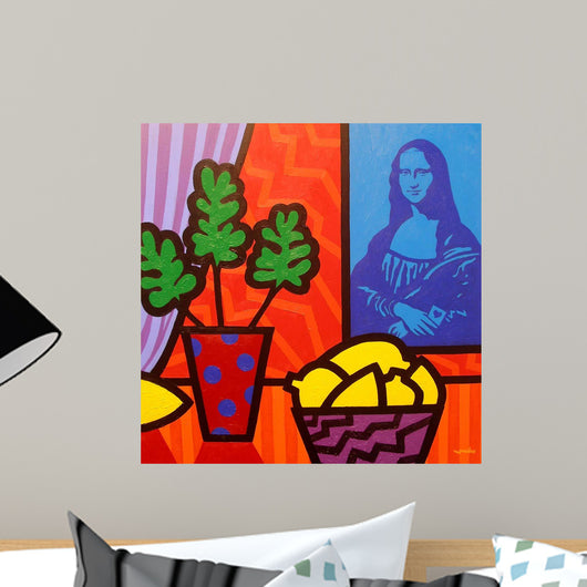 Still Life With Matisse and Mona Lisa Wall Mural