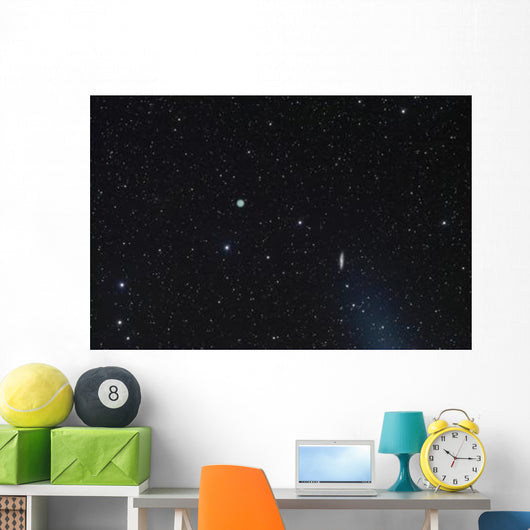M108 Galaxy and M97 Wall Decal