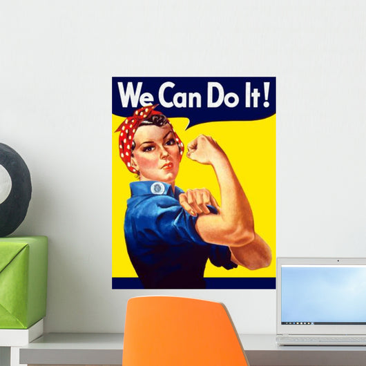 Digitally Restored War Propaganda Wall Decal Design 243
