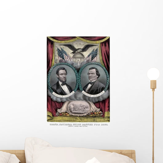 Digitally Restored 1864 Election Wall Decal