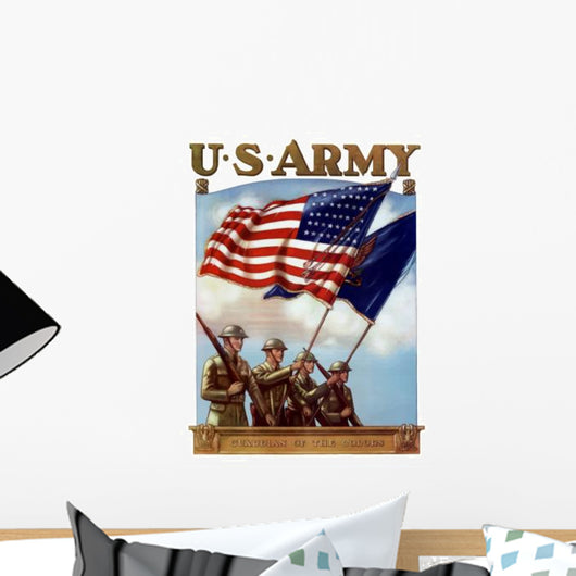 Digitally Restored War Propaganda Wall Decal Design 16
