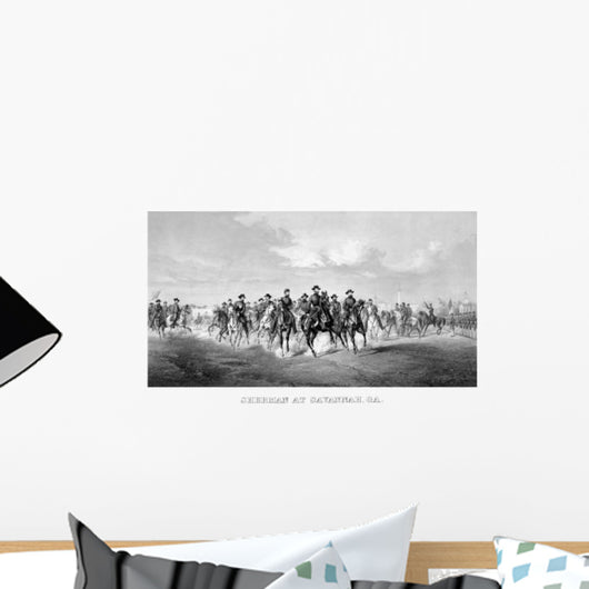 Vintage Civil War Print Wall Decal Design 8