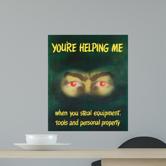 Eyes Colored like Japanese Wall Decal
