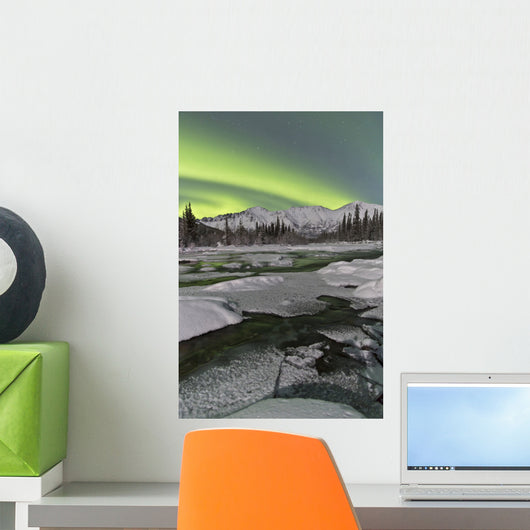 Aurora Borealis over Annie Wall Decal Design 2