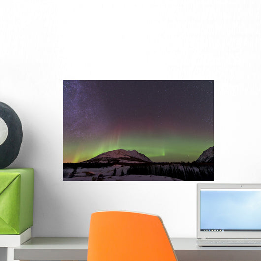 Aurora Borealis and Milky Wall Decal Design 3
