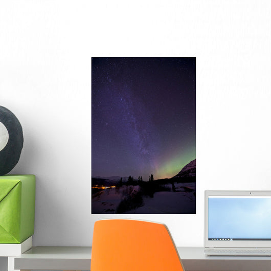 Aurora Borealis and Milky Wall Decal Design 2