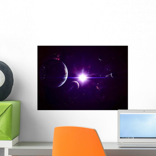 Artist's Concept Jovian Planets Wall Decal