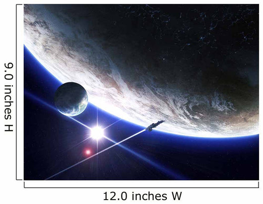 Alien Patrol Zooms over Wall Decal