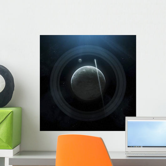 Illustration Simple Planet and Wall Decal