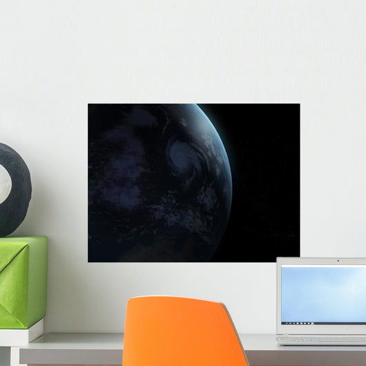 Earth Wall Decal Design 2