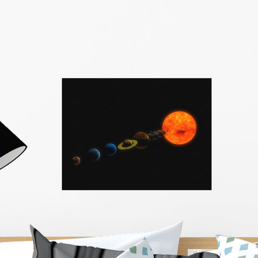 Solar System Wall Decal Design 7