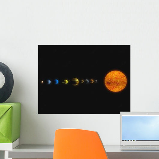 Solar System Wall Decal Design 6
