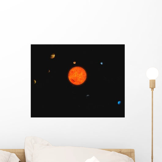 Solar System Wall Decal Design 4