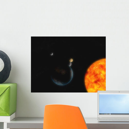Solar System Wall Decal Design 3
