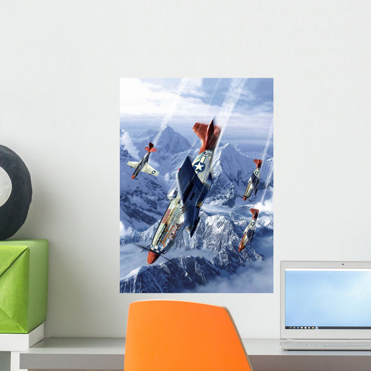 Tuskegee Airmen Flying near Wall Decal