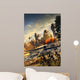 Futuristic Hover Tank Platoon Wall Decal