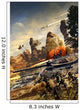 Futuristic Hover Tank Platoon Wall Decal