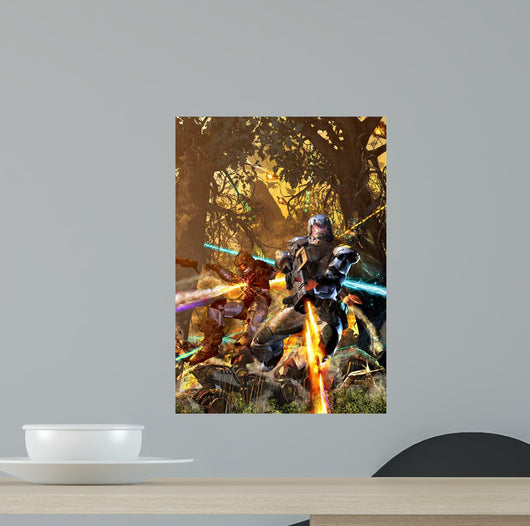 Space Marine Fighting Mechs Wall Decal