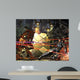 Female Space Marine Fighting Wall Decal