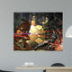 Female Space Marine Fighting Wall Decal