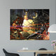 Female Space Marine Fighting Wall Decal