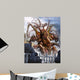 Giant Kraken Emerging out Wall Decal