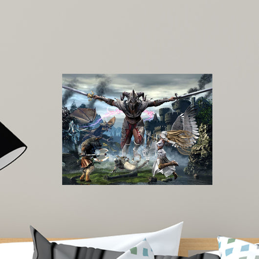 Titan Trying to Defeat Wall Decal