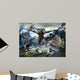 Titan Trying to Defeat Wall Decal