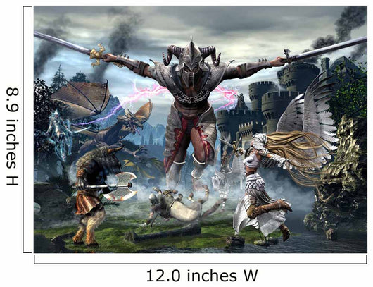 Titan Trying to Defeat Wall Decal