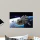 Millennium Falcon Being Escorted Wall Decal