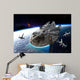 Millennium Falcon Being Escorted Wall Decal